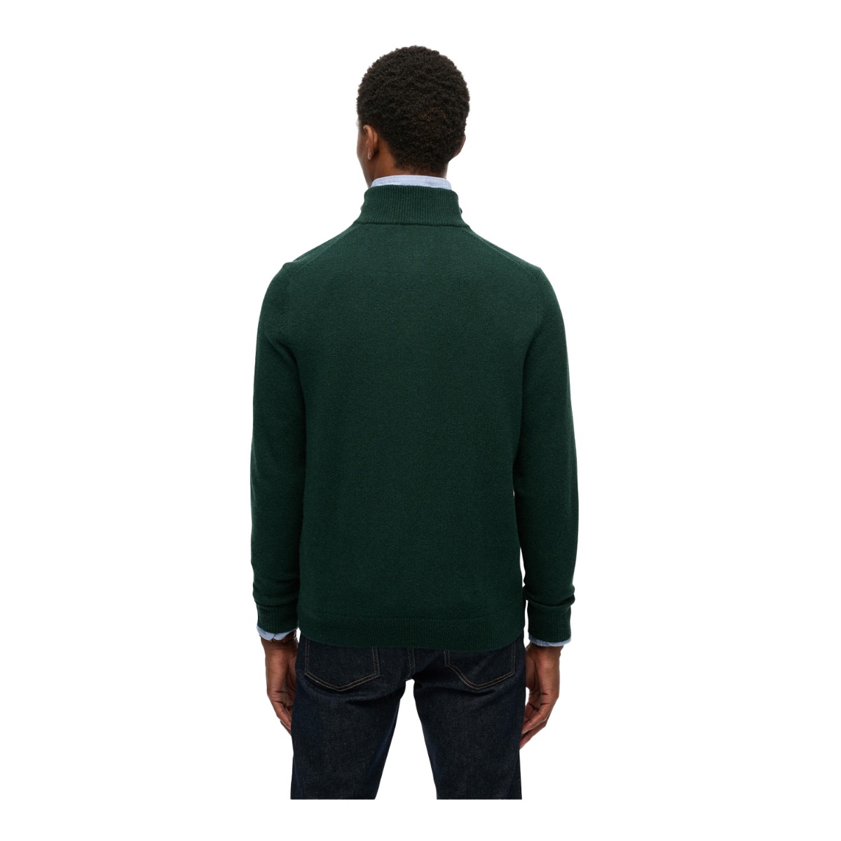 Superdry Wool Blend Half Zip Jumper