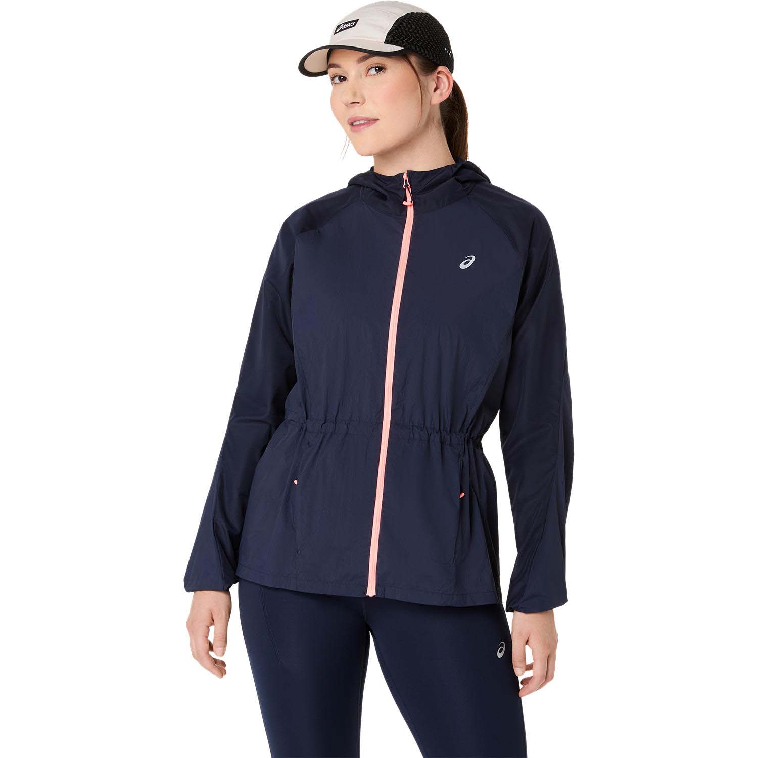 Asics Road Packable Jacket Blauw