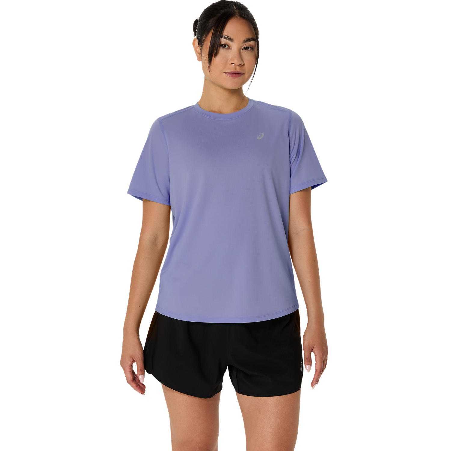 Asics Core Ss Top Dames Paars