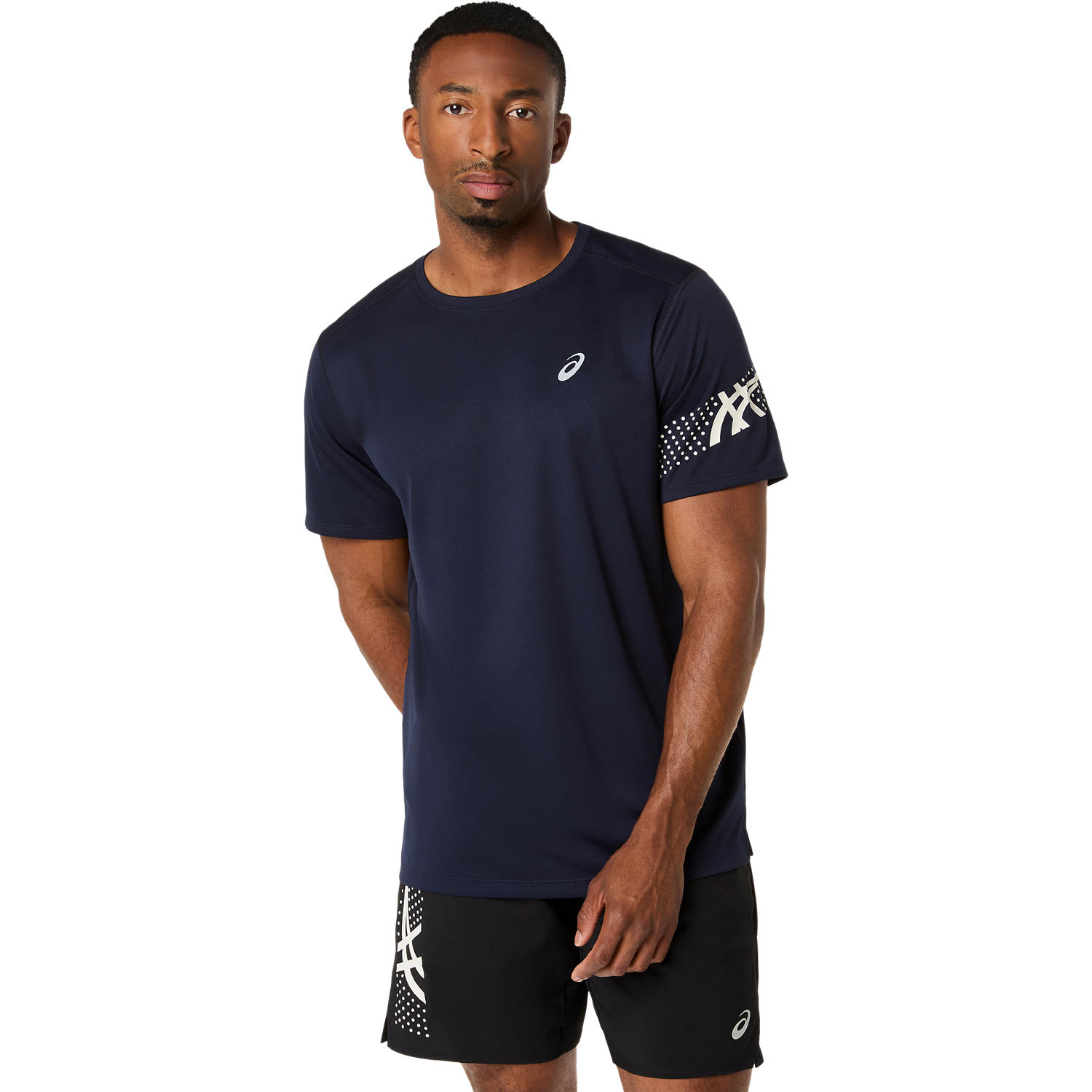 Asics Icon Ss Shirt Blauw