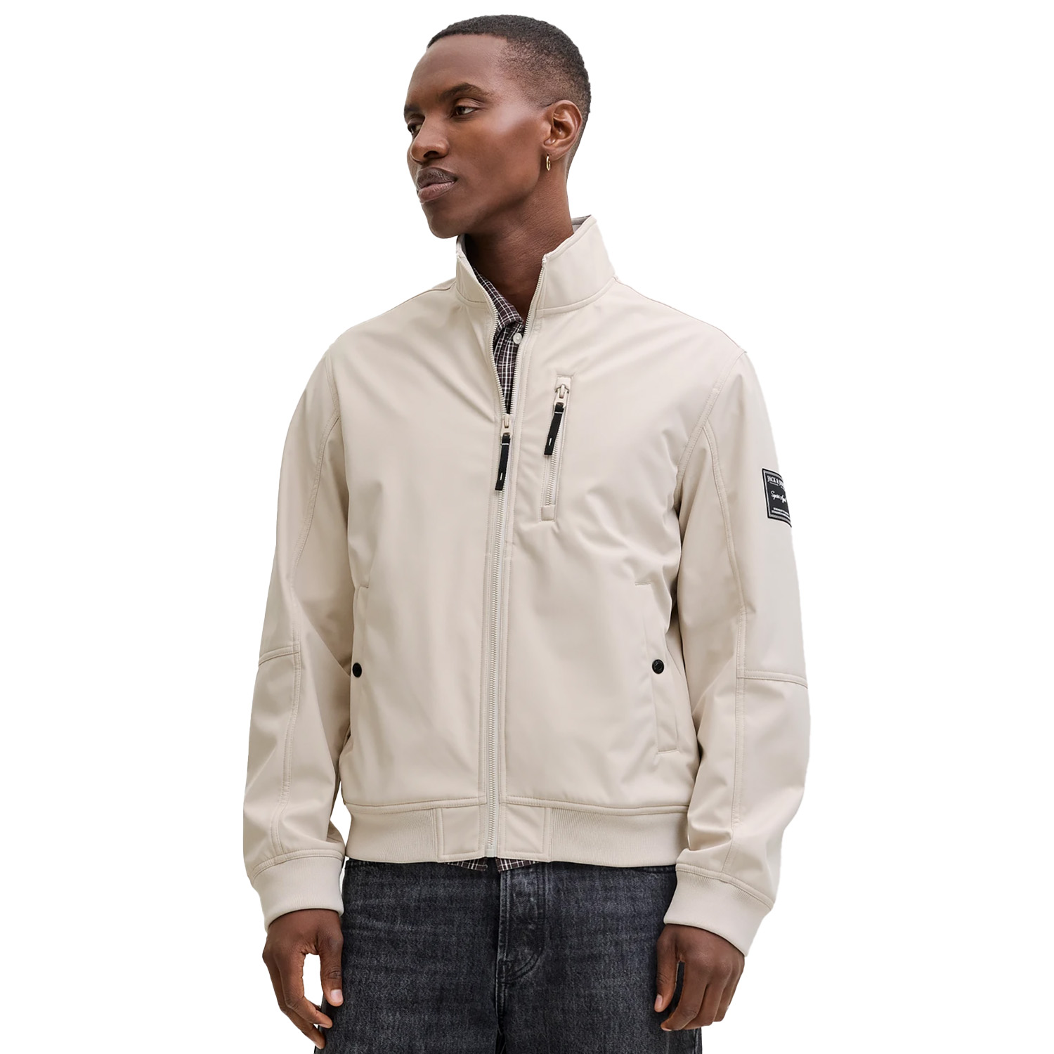 Jack & Jones Softshell Bomber Creme