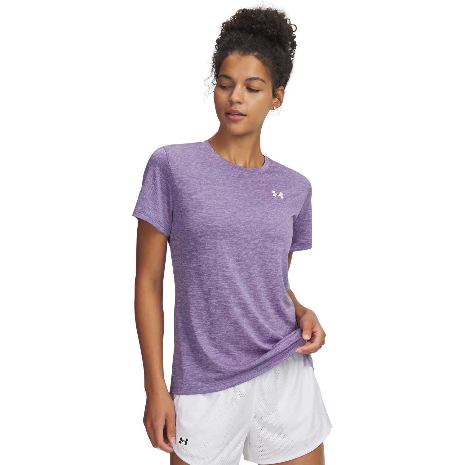 Under Armour Tech Twist Short Sleeve Paars