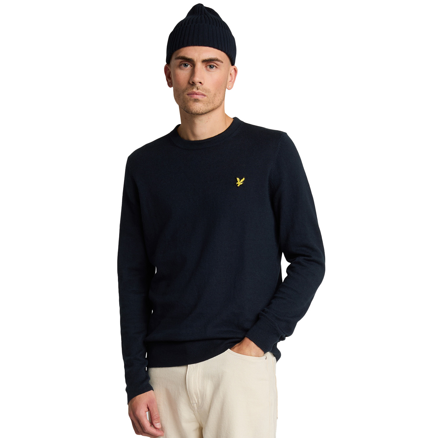 Lyle & Scott Cotton Merino Crew Neck Jumper