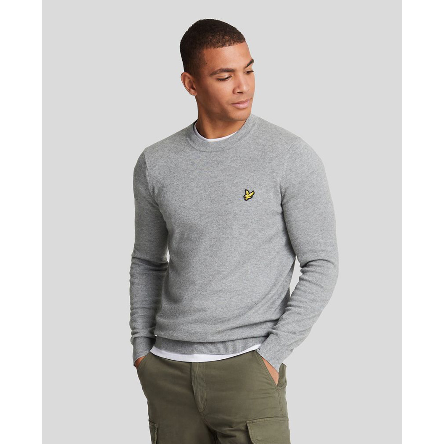 Lyle & Scott Cotton Merino Crew Neck Jumper