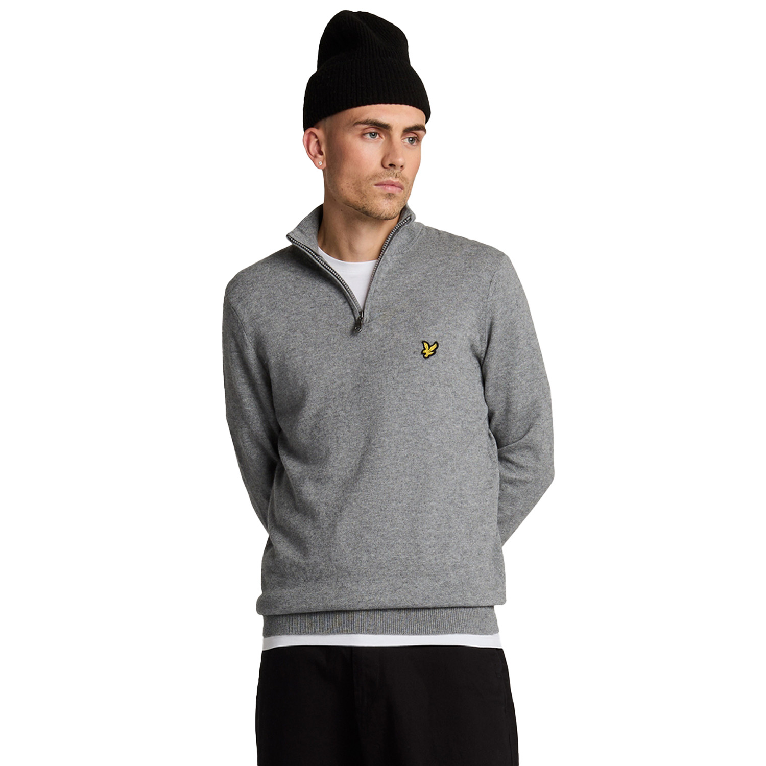 Lyle & Scott Cotton Merino 1/4 Zip Jumper