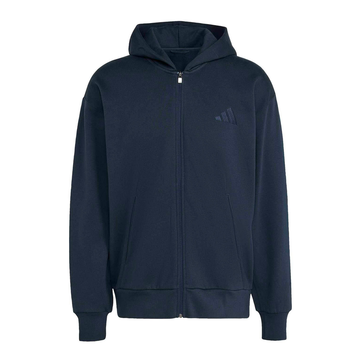 Adidas All Season Fleece Hoodie Blauw