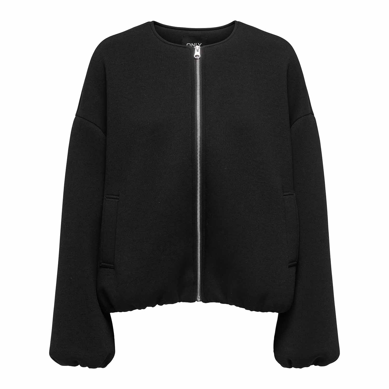 Only Ellie Scuba Jacket Zwart
