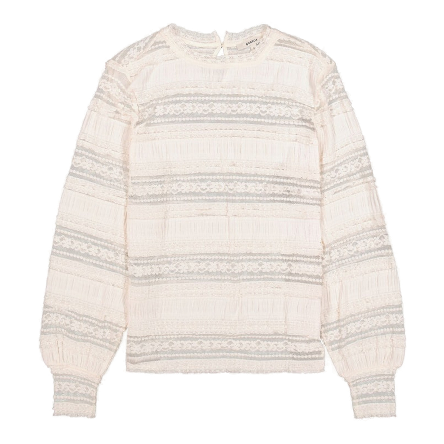 Garcia Ladies T-shirt Ls Creme