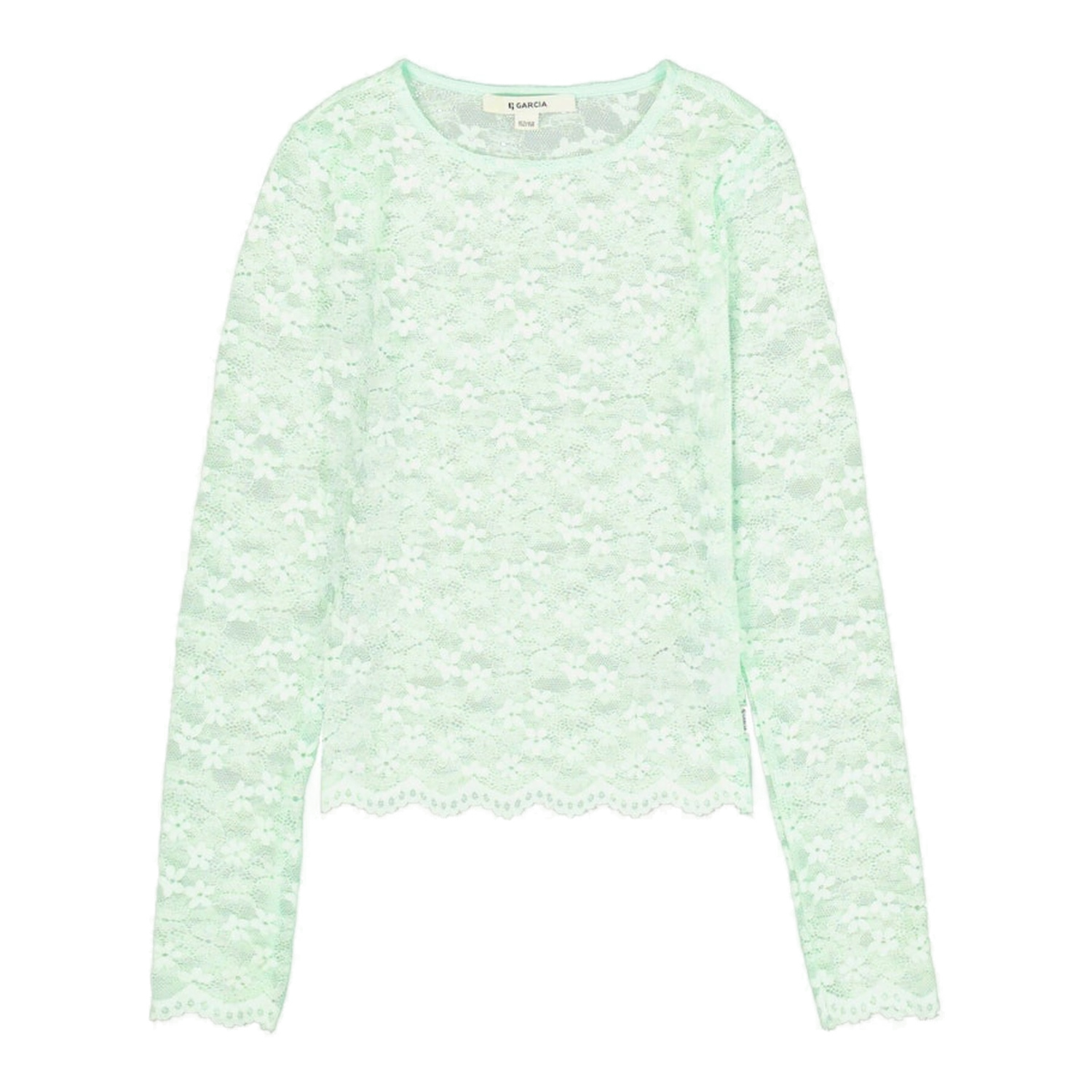 Garcia Girls T-shirt Ls Groen
