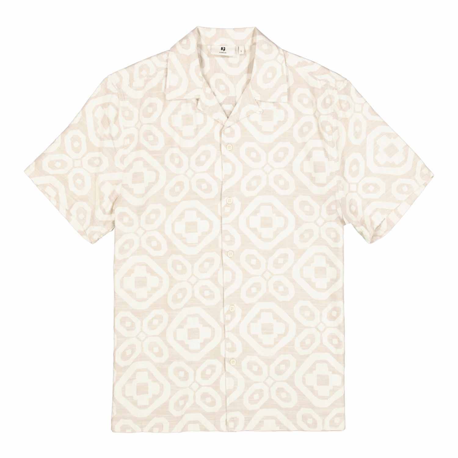 Garcia Mens Shirt Short Sleeve Geel