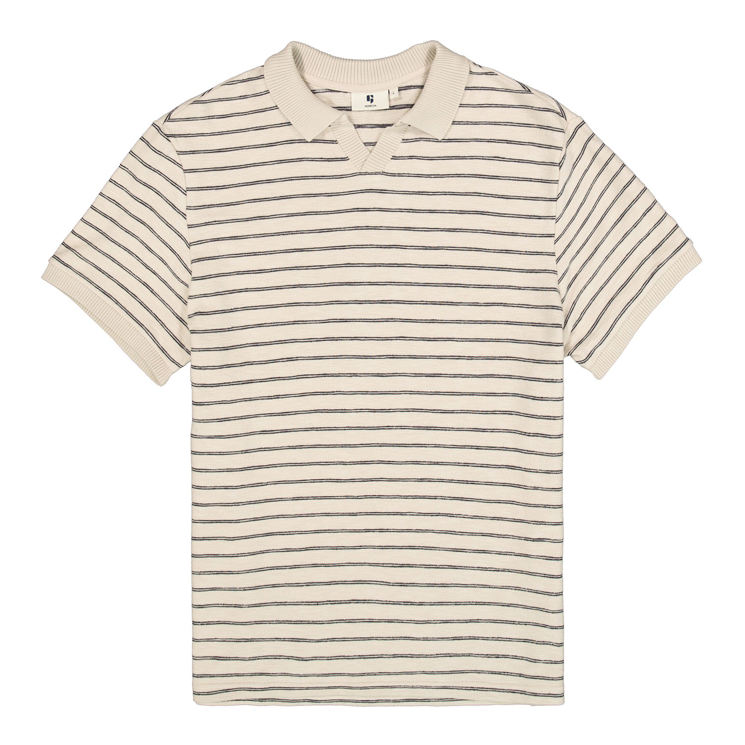 Garcia Mens Polo Short Sleeve Grijs