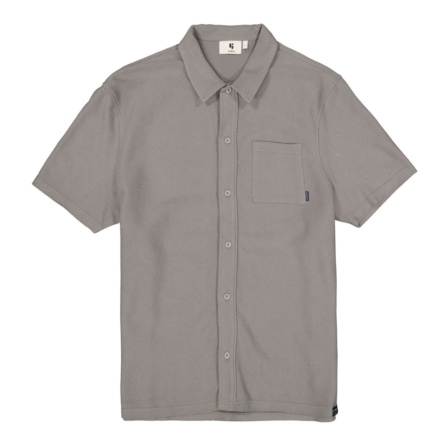 Garcia Mens Polo Short Sleeve Taupe