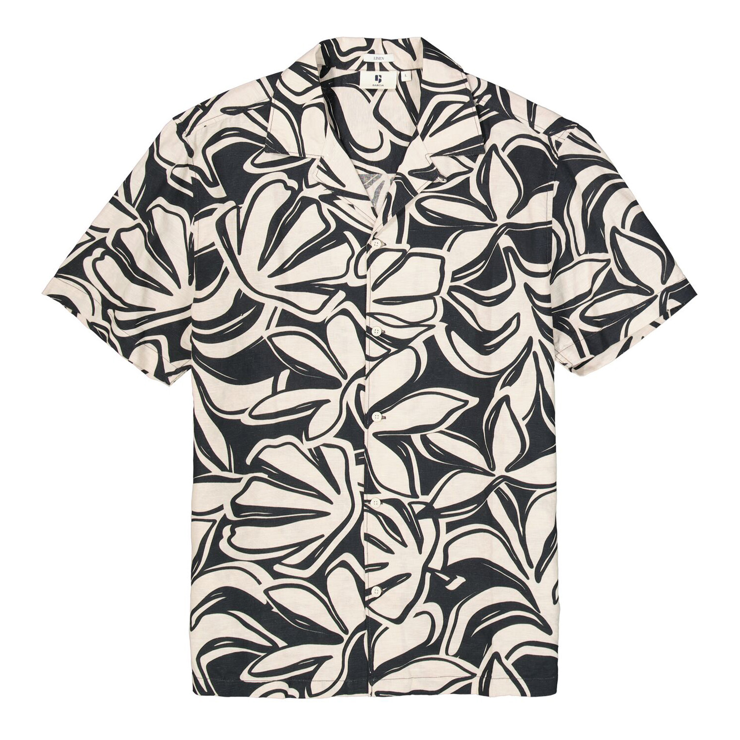 Garcia Mens Shirt Short Sleeve Blauw