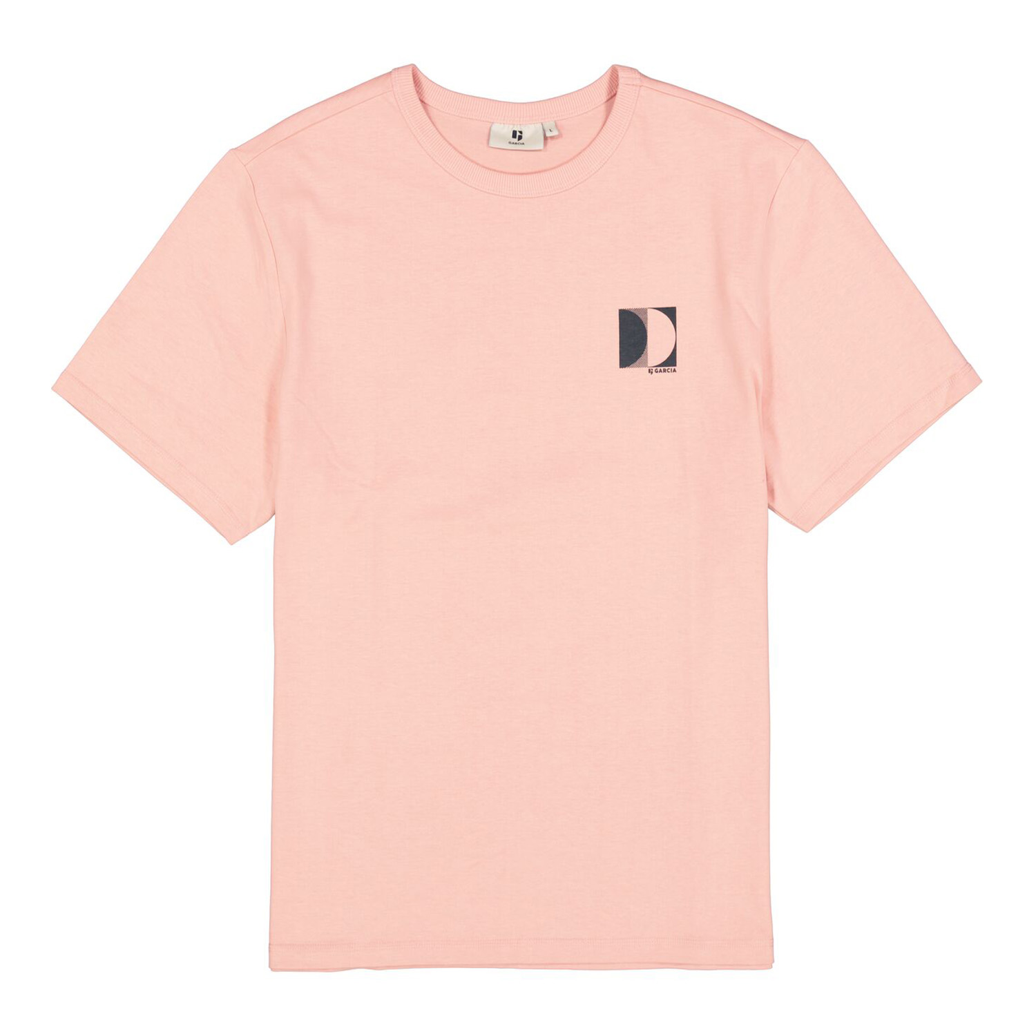 Garcia Mens T-shirt Short Sleeve Roze