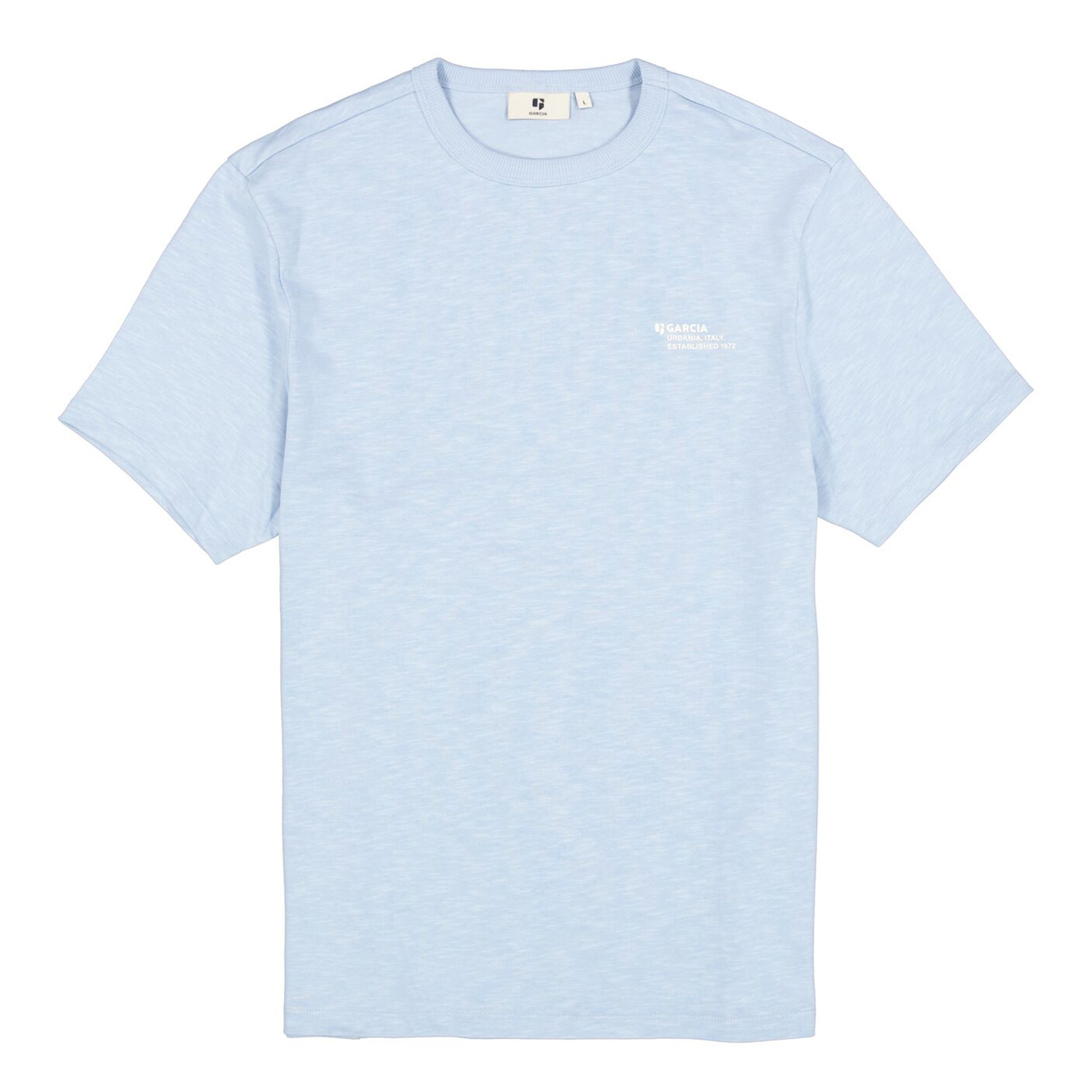 Garcia Mens T-shirt Short Sleeve Blauw