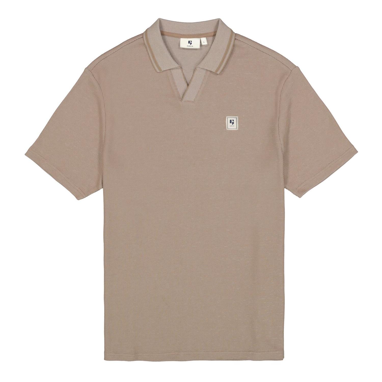 Garcia Men Polo Ss Geel