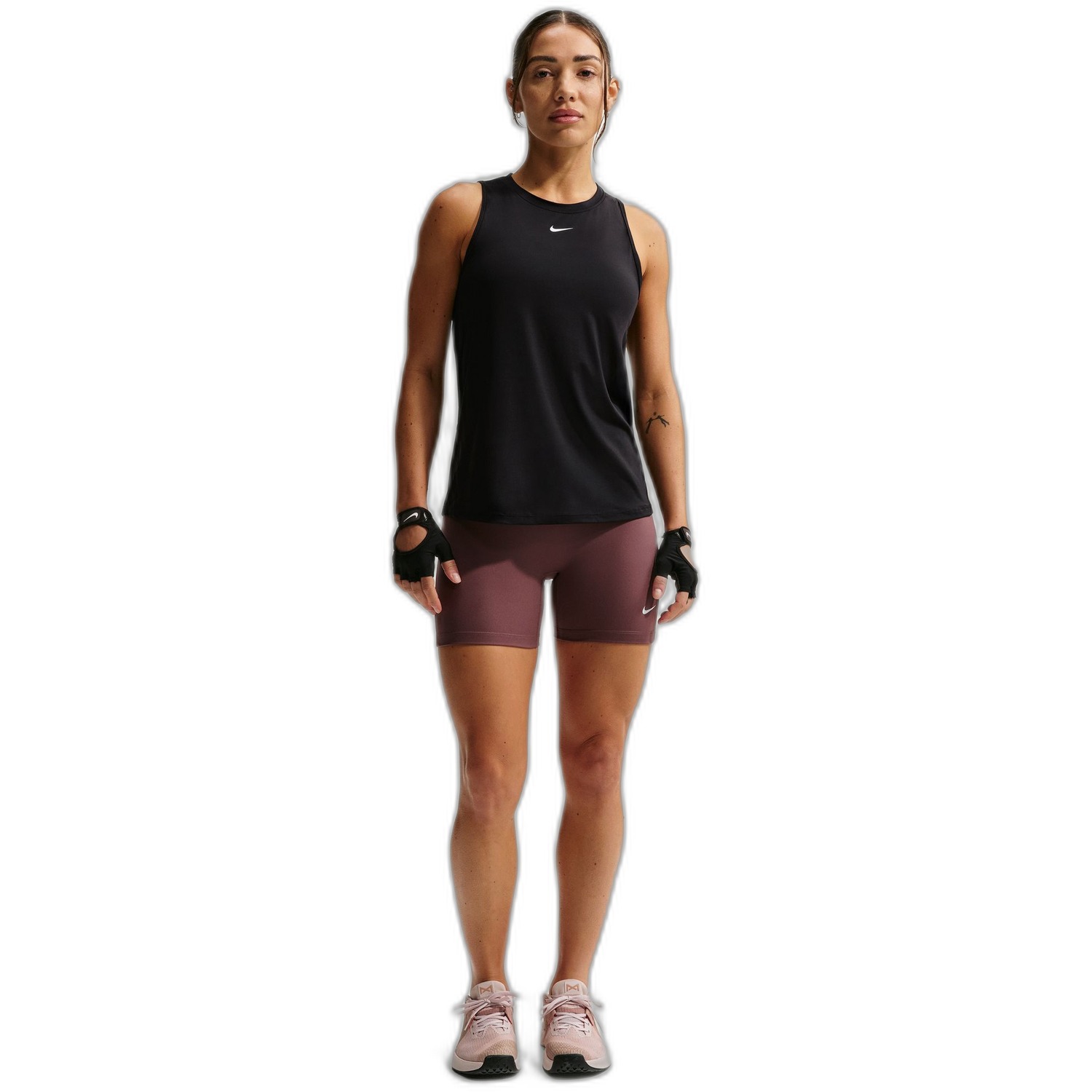 Nike One Classic Tanktop Dames Zwart