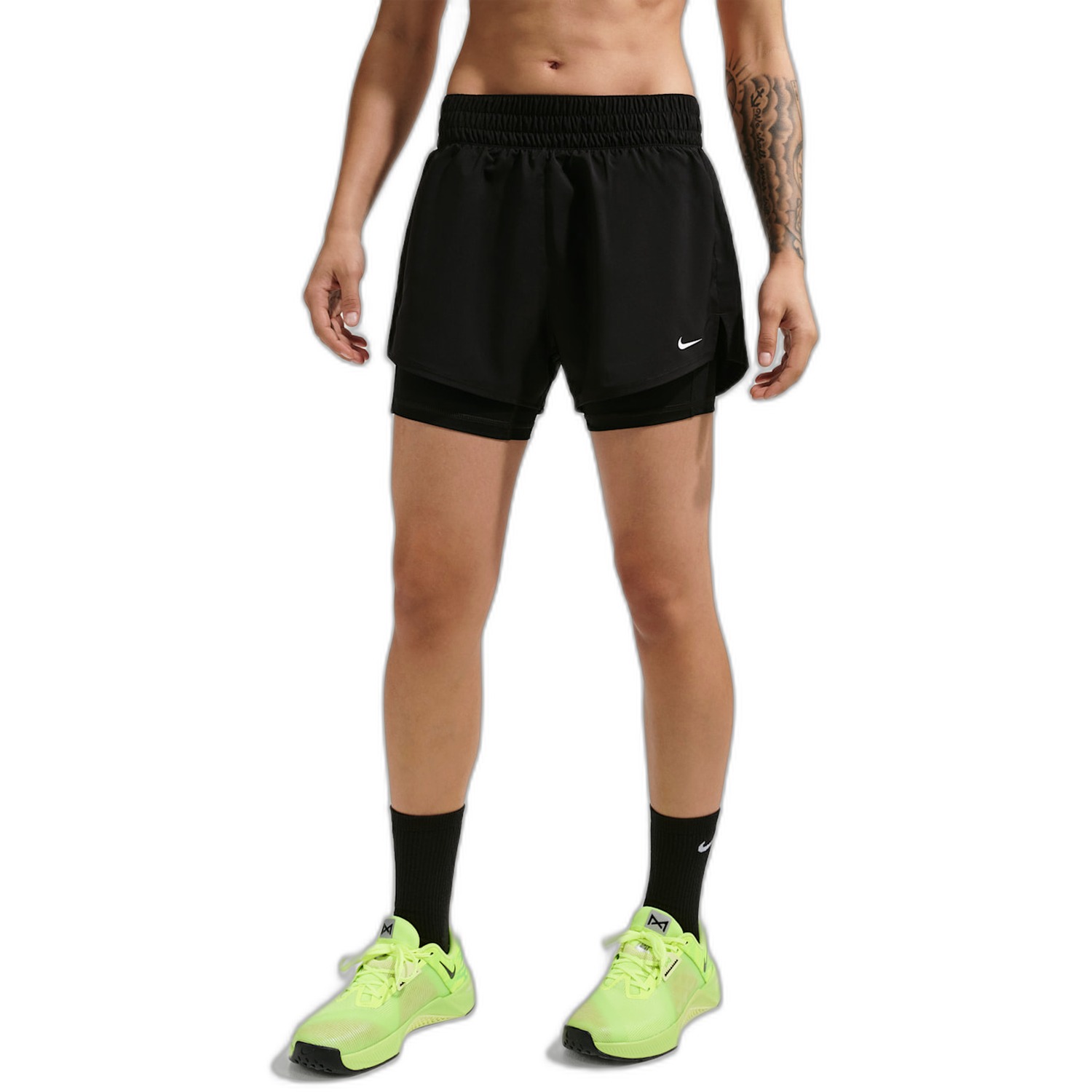 Nike Dri-fit 2-in-1 Short Zwart