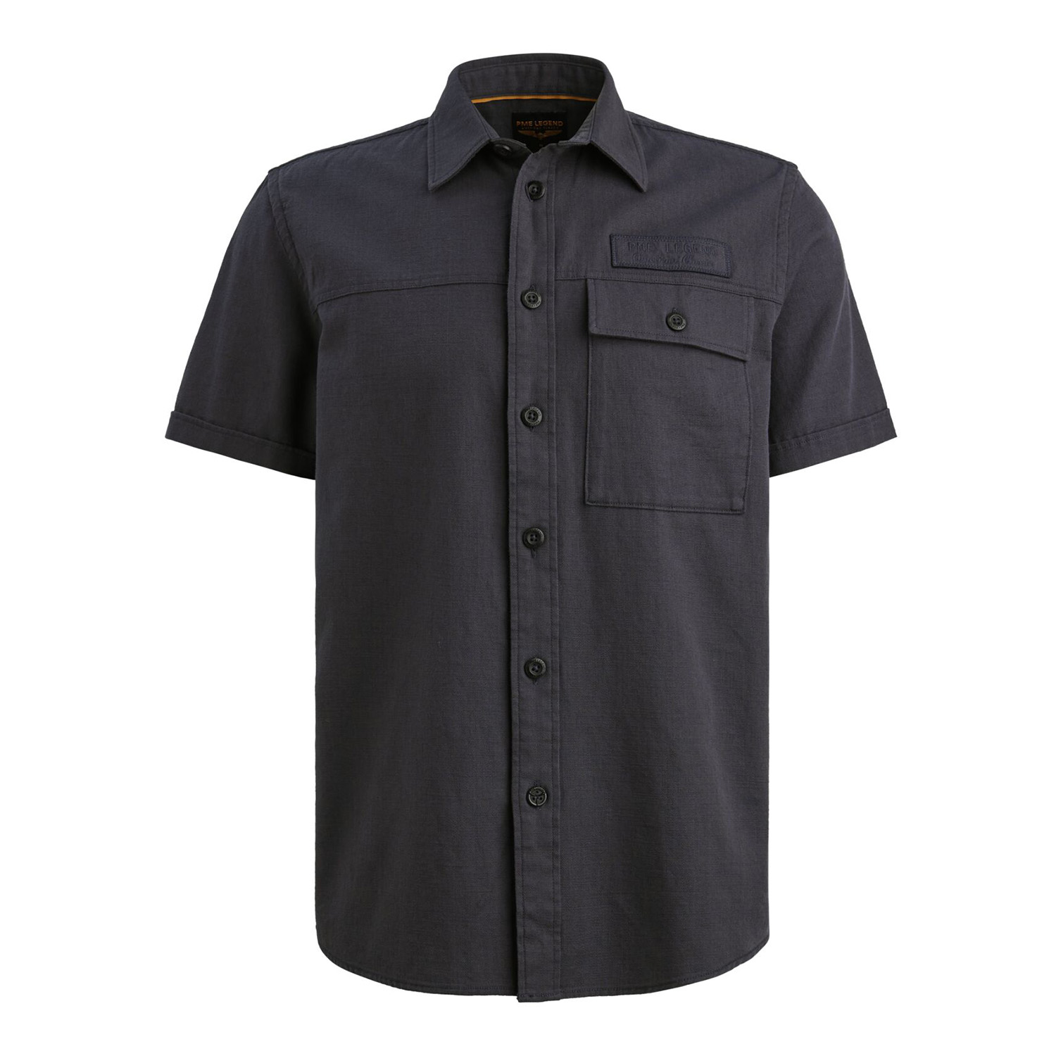 Pme Legend Short Sleeve Overhemd Blauwdonker