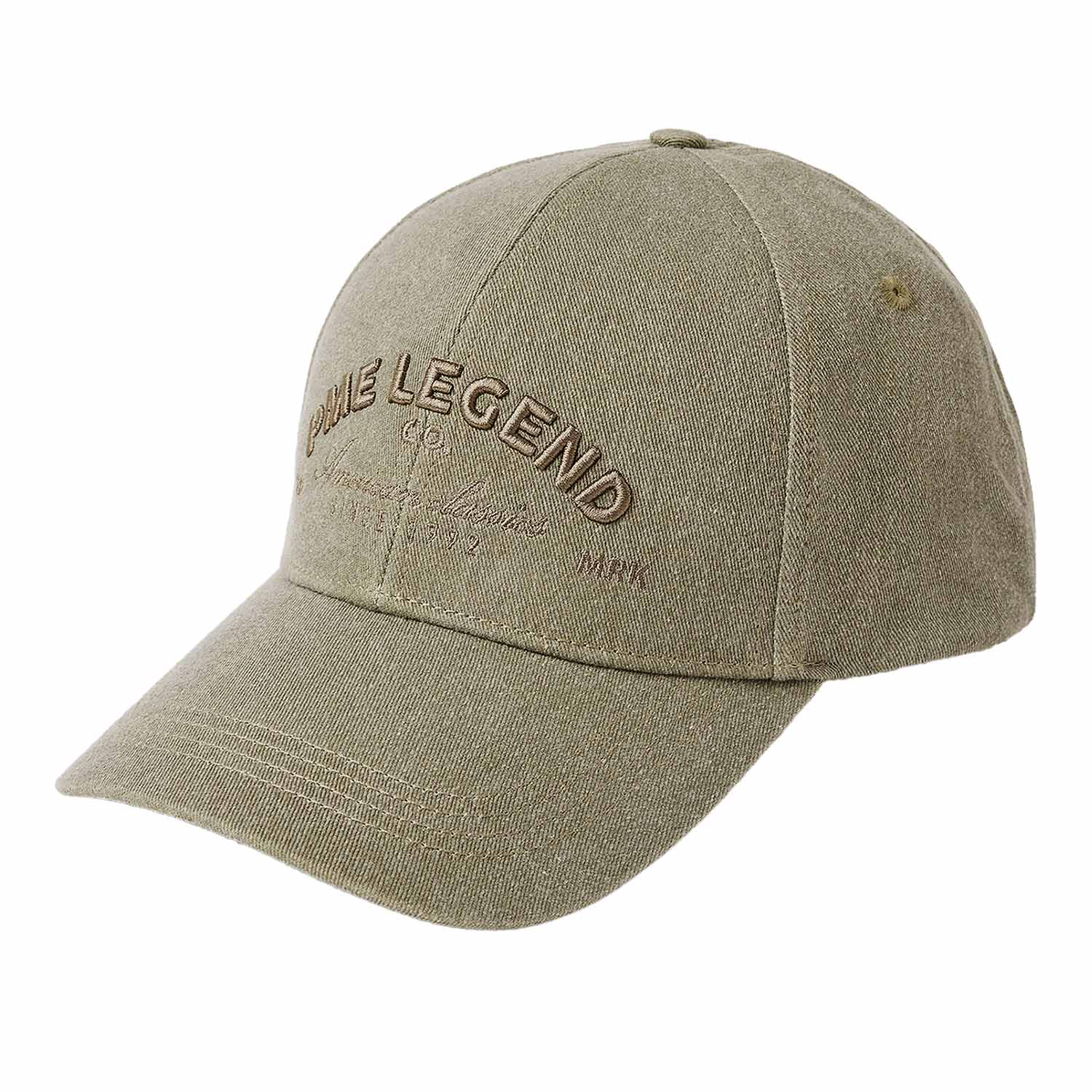 Pme Legend Cap Cotton Twill Washed Groen
