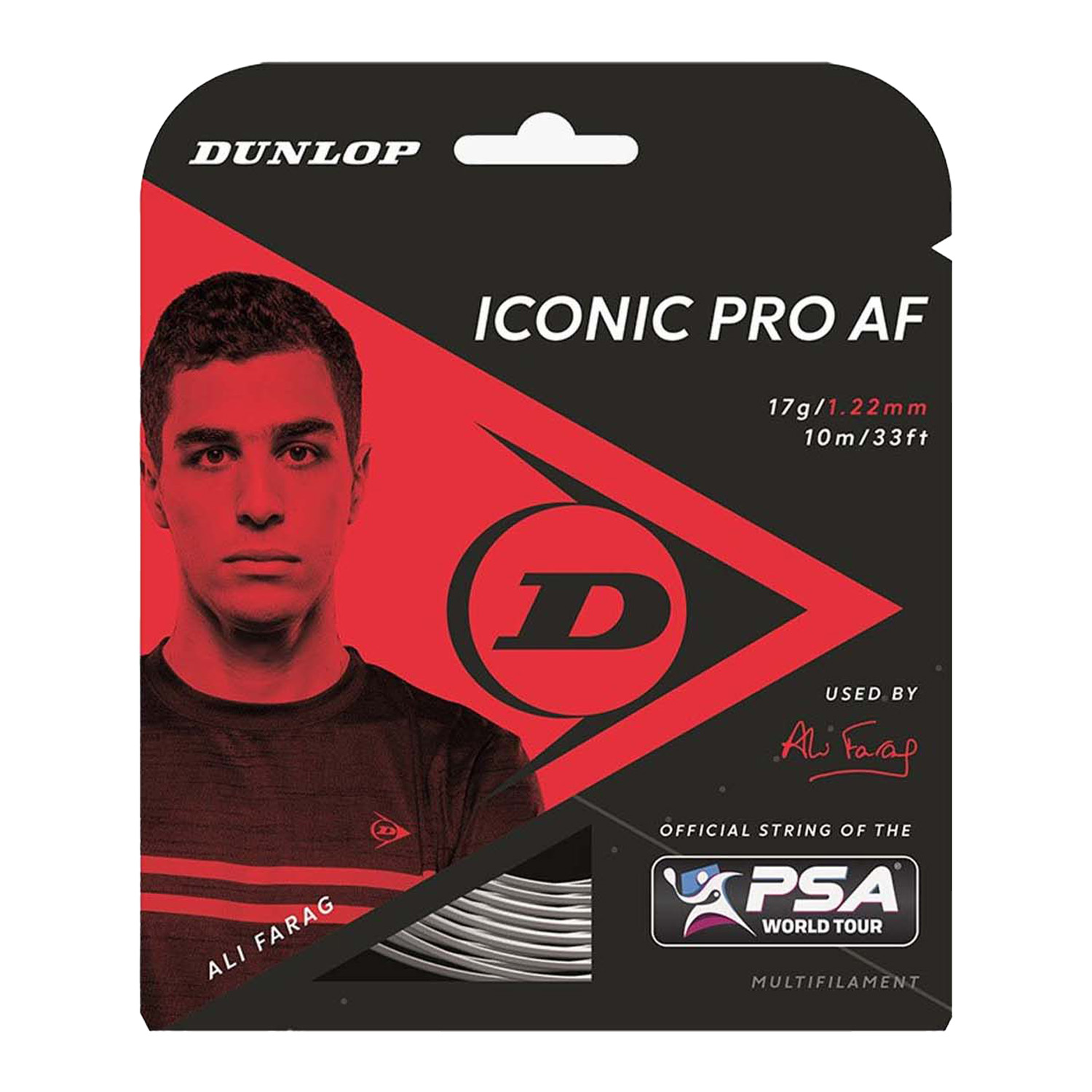 Dunlop Iconic Pro AF 17g Squashsnaar