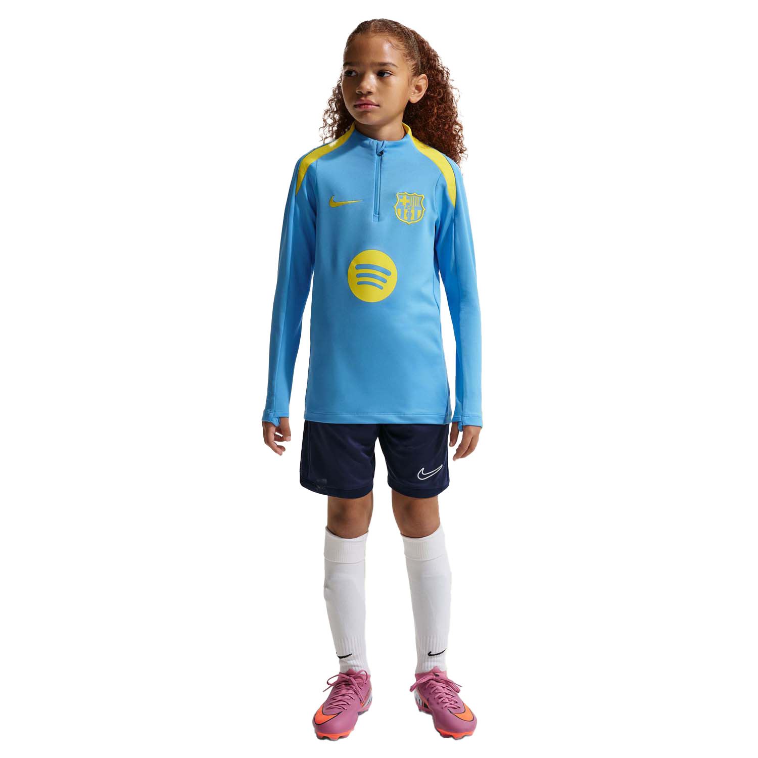 Nike Fc Barcelona Strike Fourth Shirt Kids Blauw
