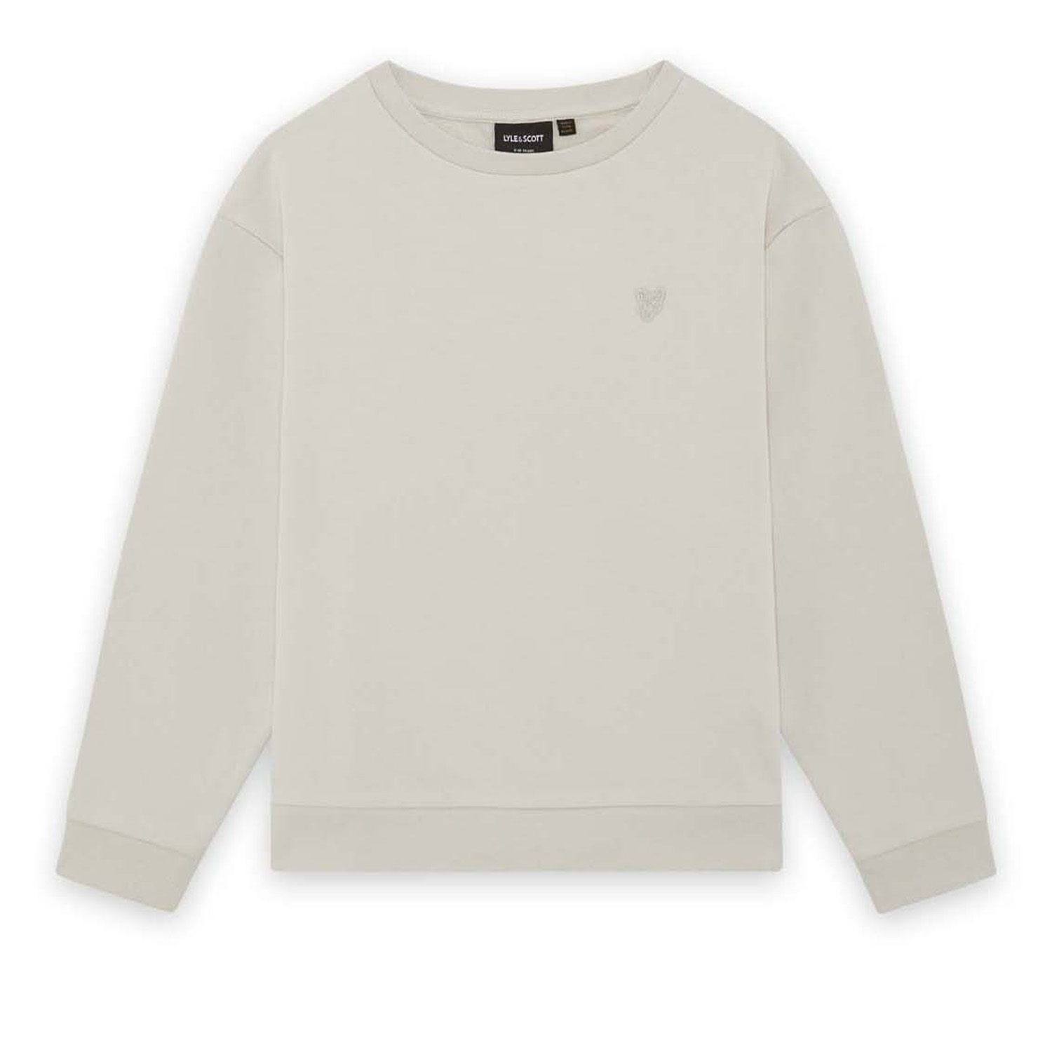 Lyle & Scott Heavyweight Drop Shoulder Crew Kids Grijs