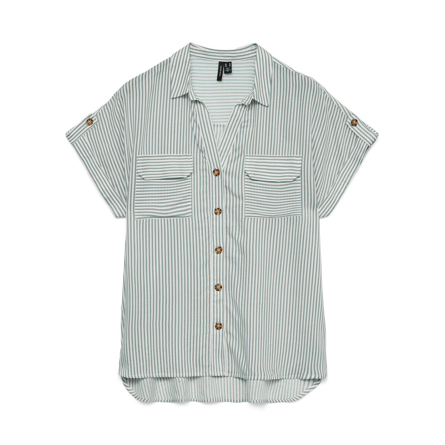 Vero Moda Vmbumpy Ss Blouse Dames Wit