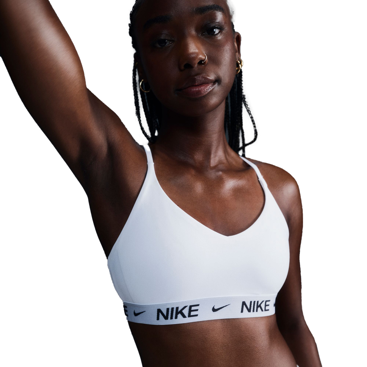 Nike Indy Light Support Sportbeha Dames Wit
