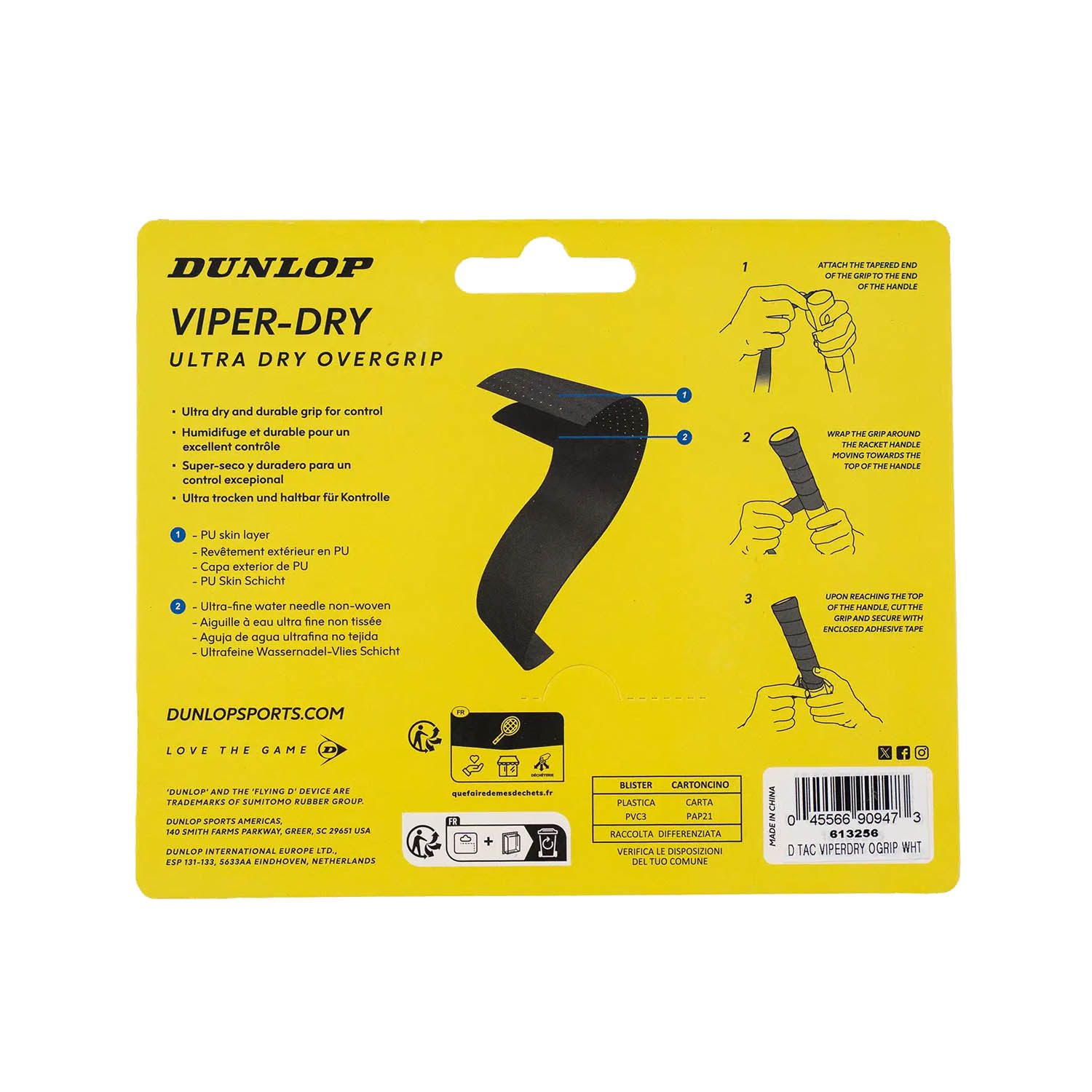 Dunlop ATP Viper-Dry Overgrips
