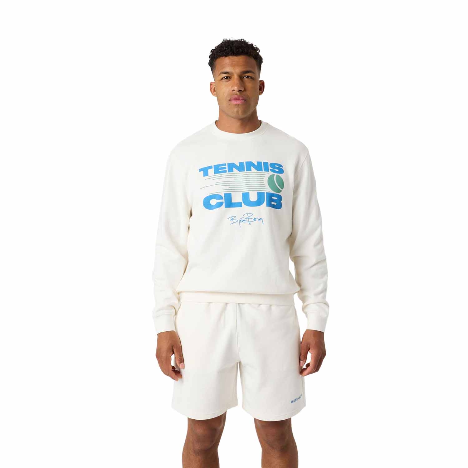 Björn Borg Classic Print Sweatshirt Wit