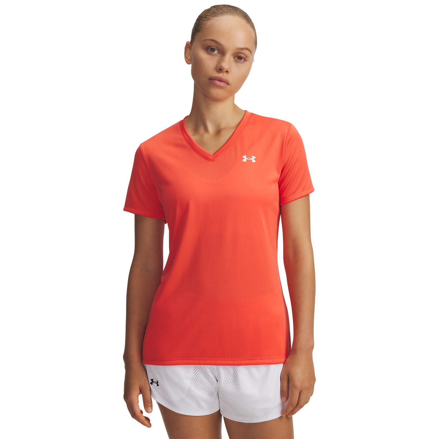 Under Armour Tech V-neck Ss Rood