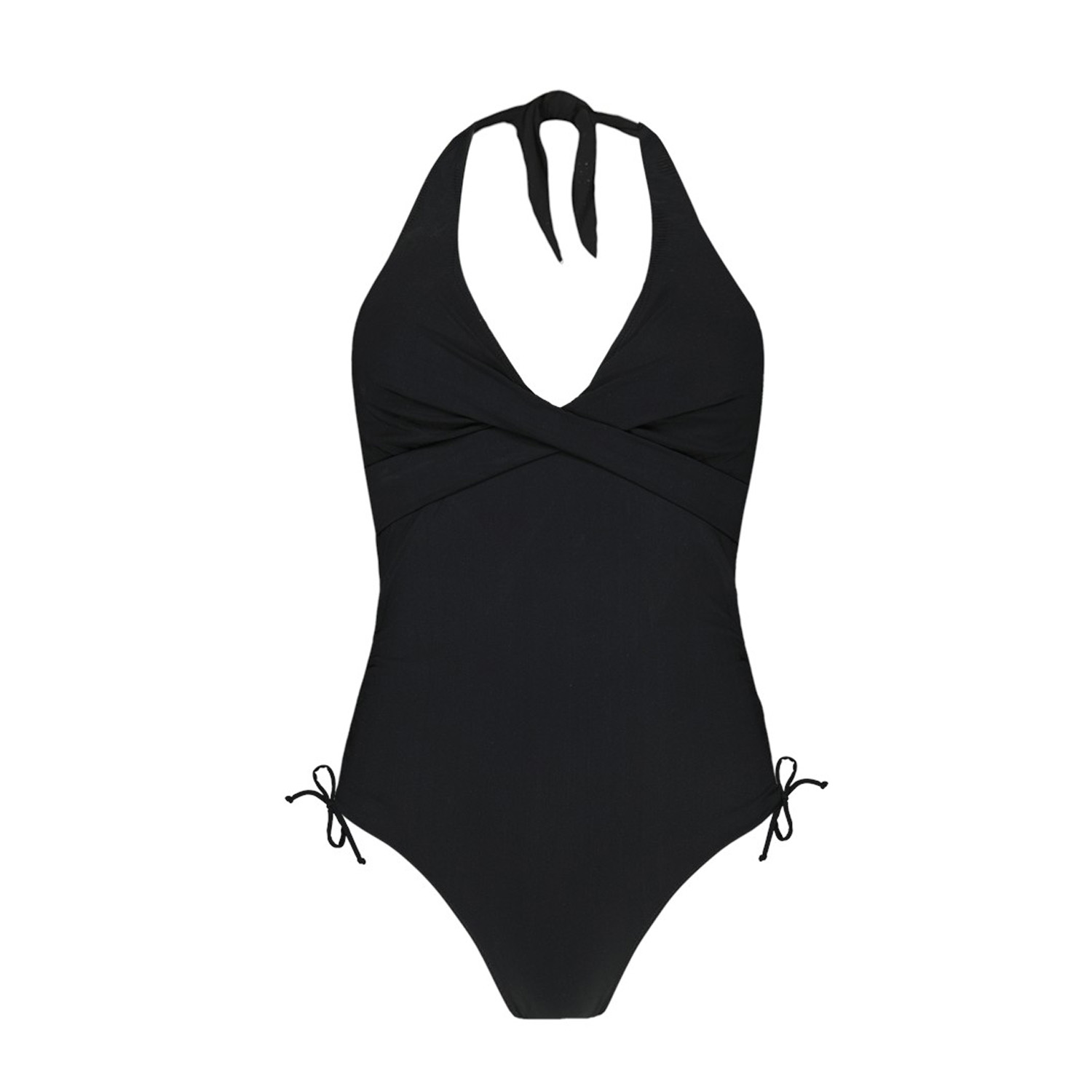 Barts Solid Halter One Piece Dames Zwart