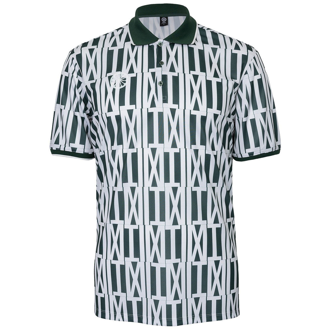The Indian Maharadja Pique Printed Polo Groen