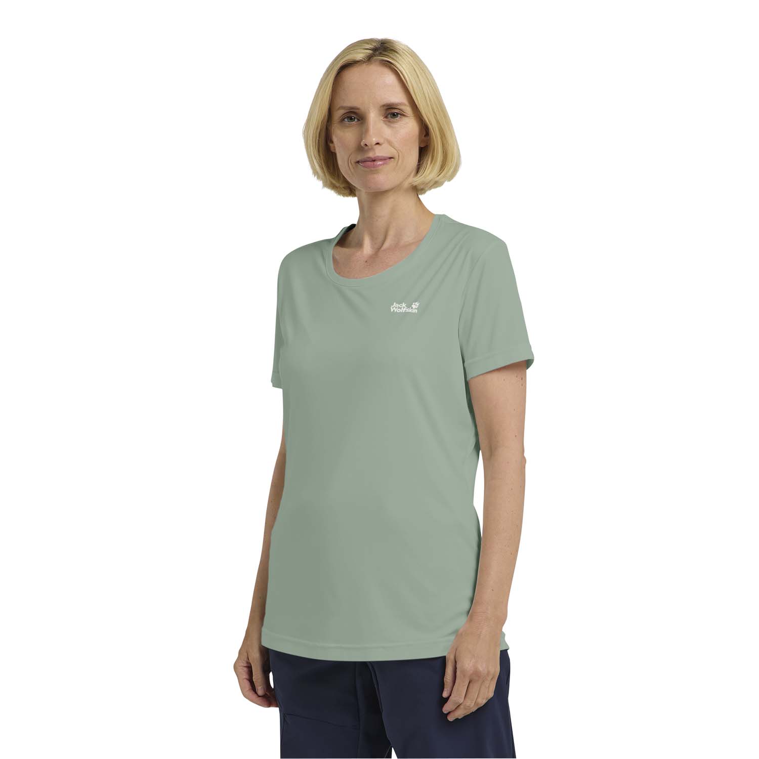 Jack Wolfskin Tech T-shirt Dames Groen