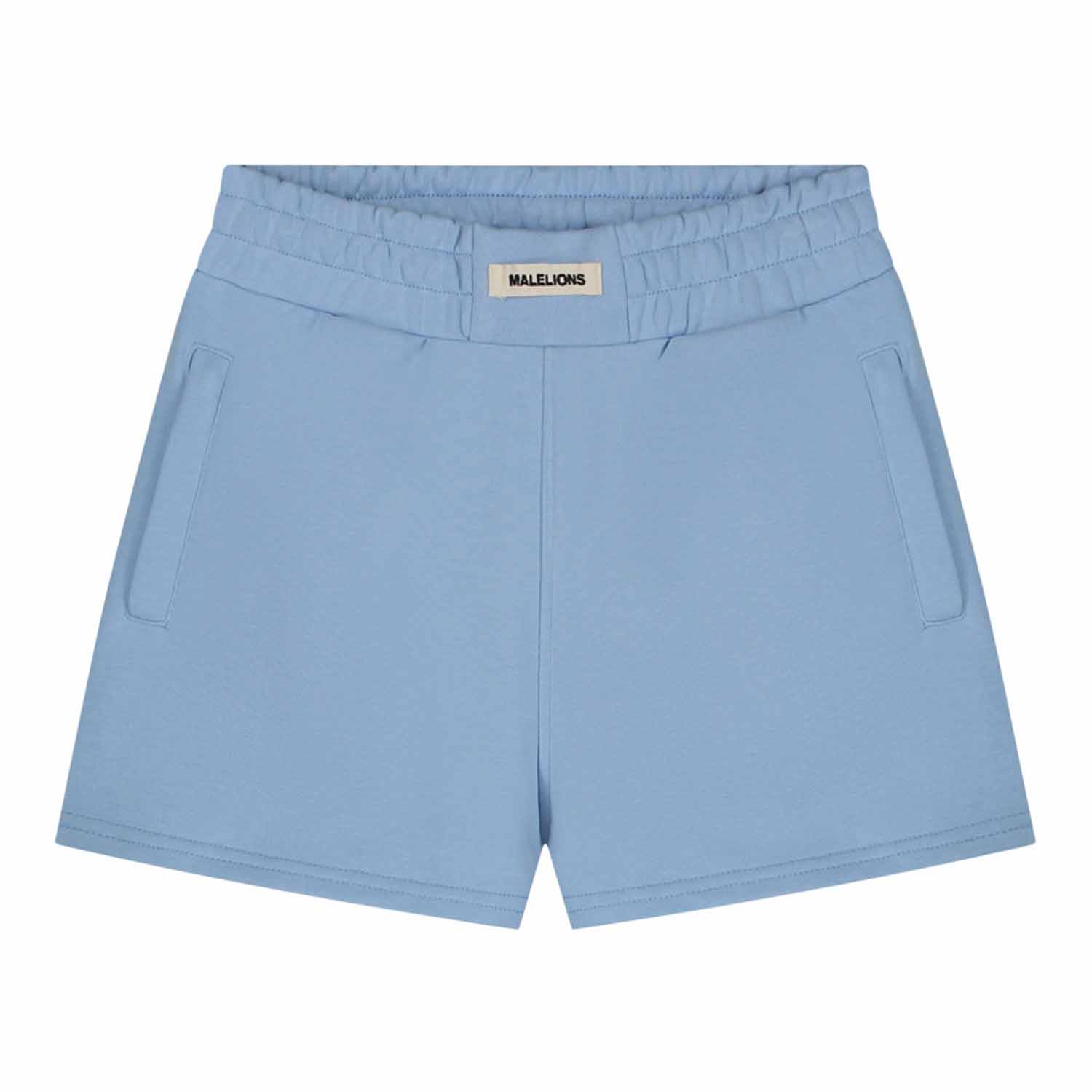 Malelions Patch Logo Shorts Dames Blauw