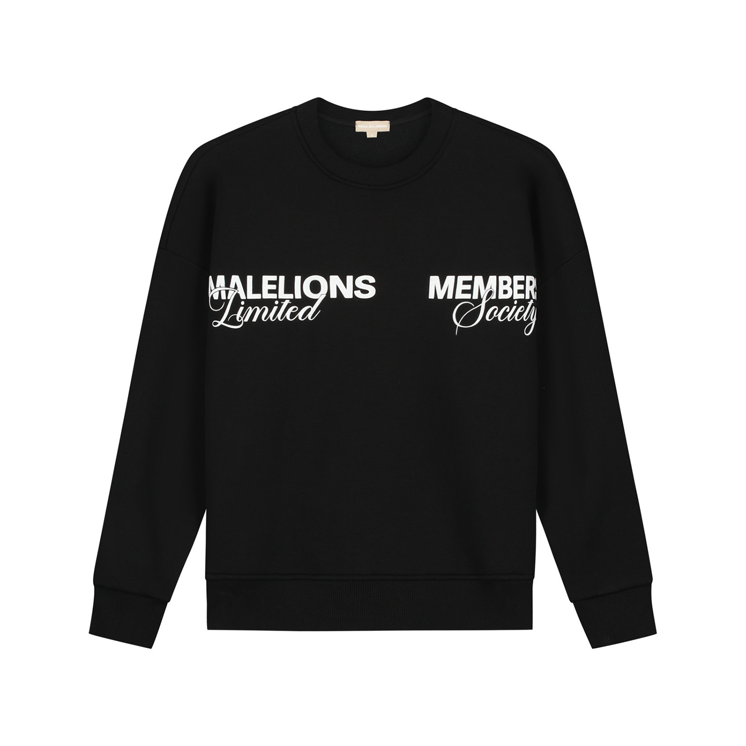 Malelions Members Society Sweater Dames Zwart
