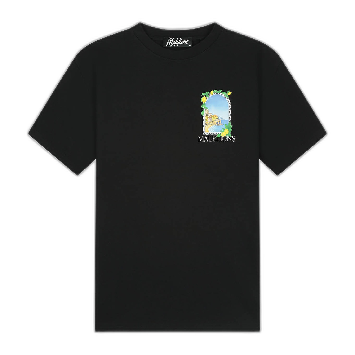 Malelions Amalfi Window T-shirt Zwart