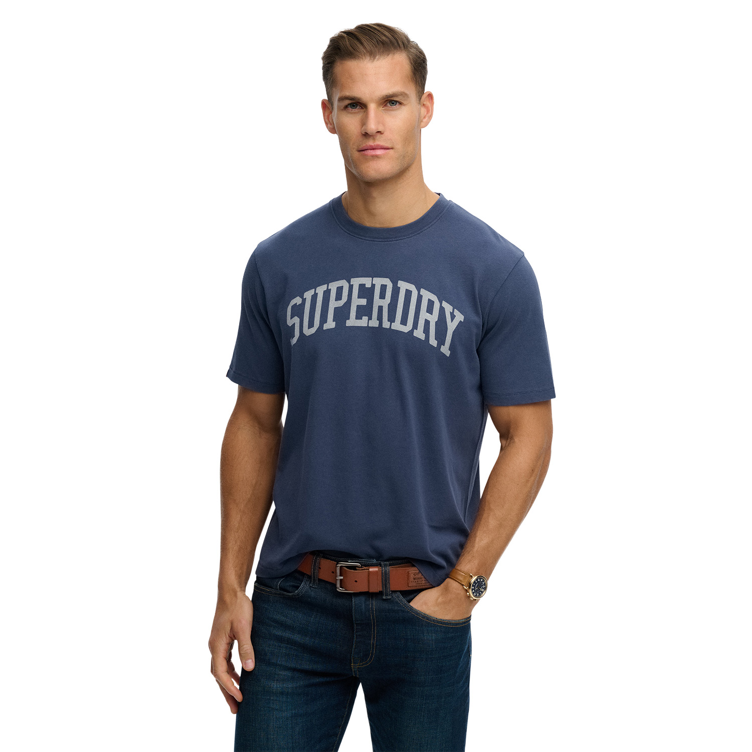 Superdry Athletic Essentials T-shirt Blauw
