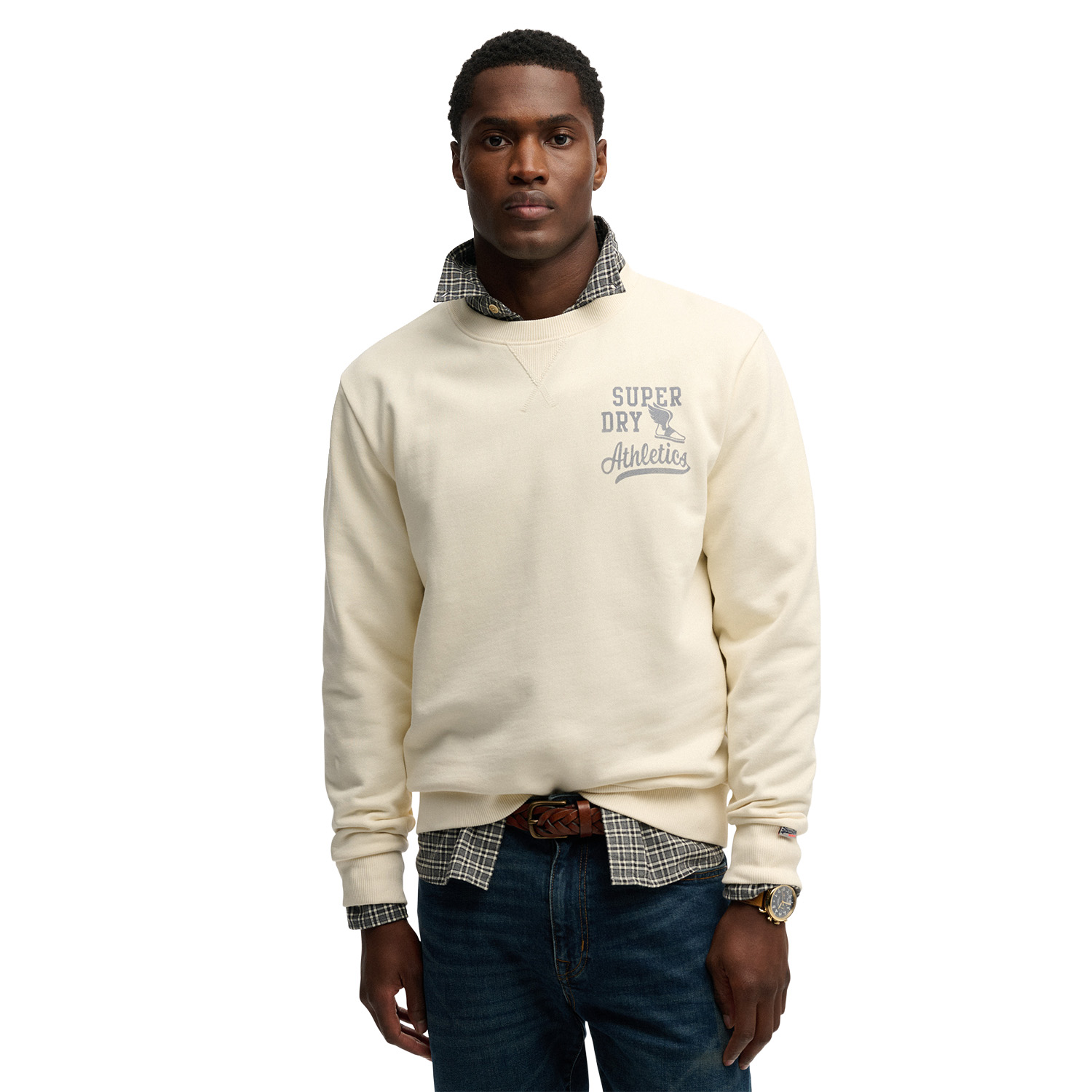 Superdry Athletic Essentials Crewneck Wit