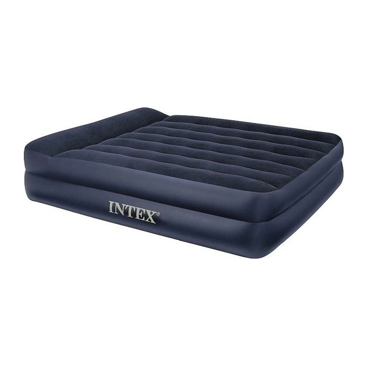 Intex Luchtbed Met Ingebouwde Pomp Blauw