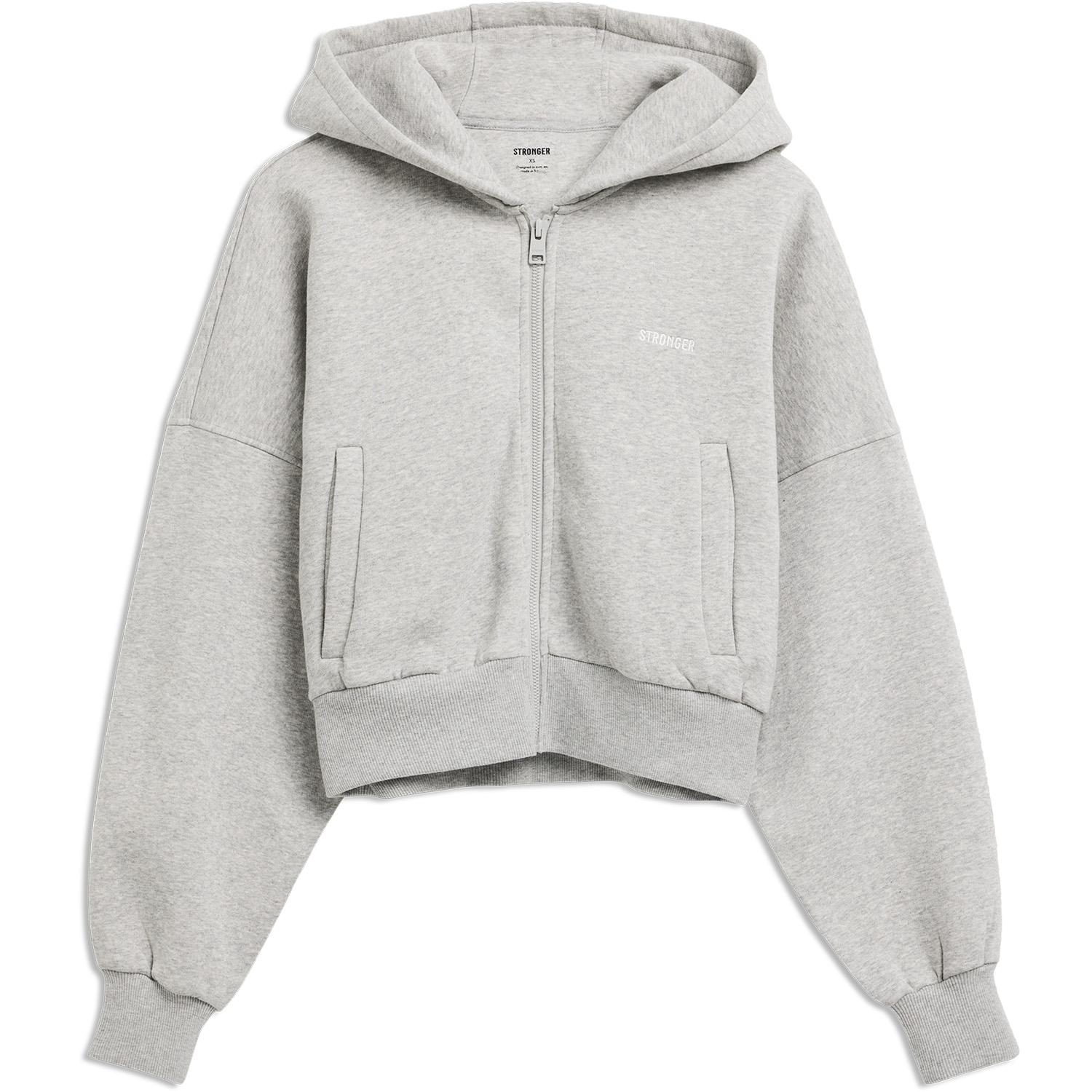 Stronger Full-zip Hoodie Dames Grijs