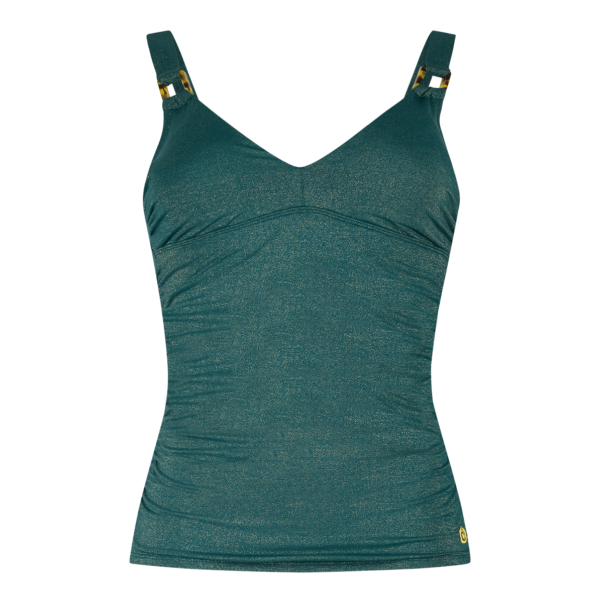 Ten Cate Beach Tankini Top Buckle Dames Groen