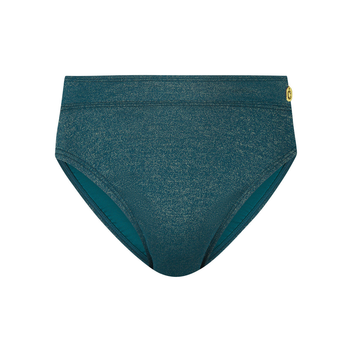 Ten Cate Beach Bikini Broekje Buckle High Leg Dames Groen