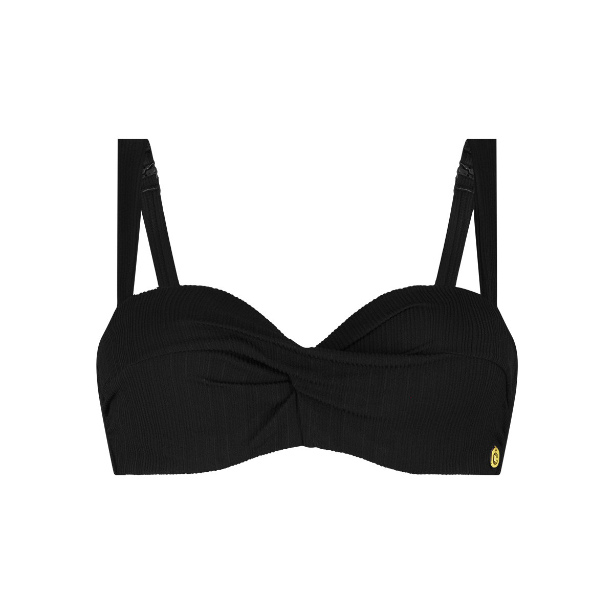 Ten Cate Beach Bikini Top Twisted Dames Zwart