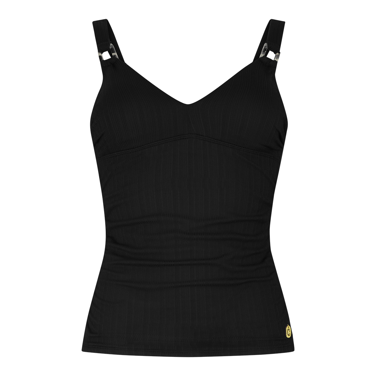 Ten Cate Beach Tankini Top V-neck Padded Dames Zwart