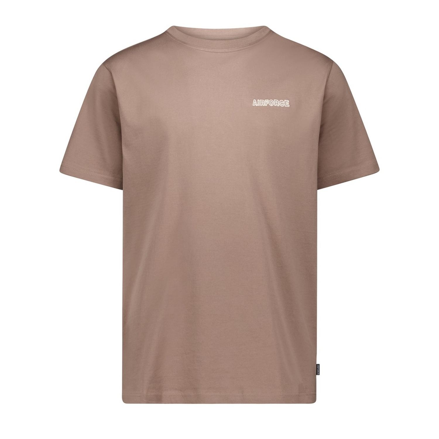Airforce Diplopia Wording T-shirt Bruin