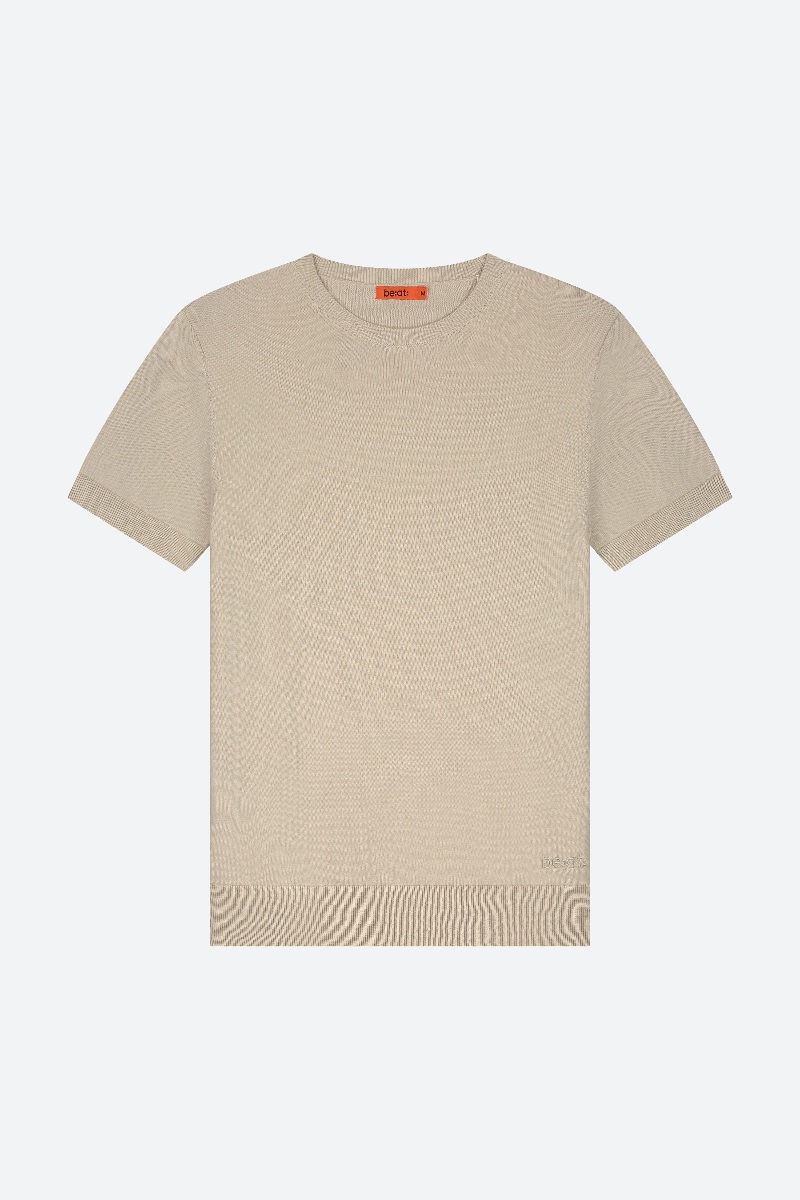 Be:at Gigi Knit Tee Beige