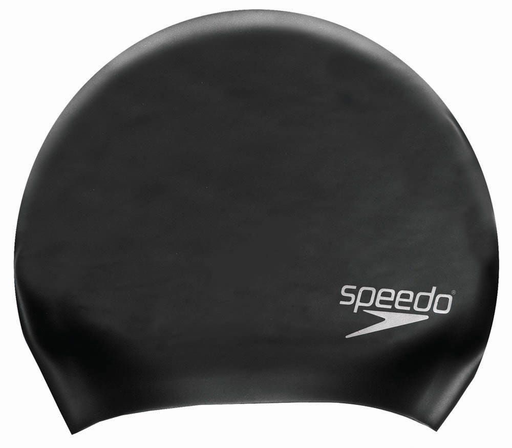 Speedo LONG HAIR SIL CAP BLA