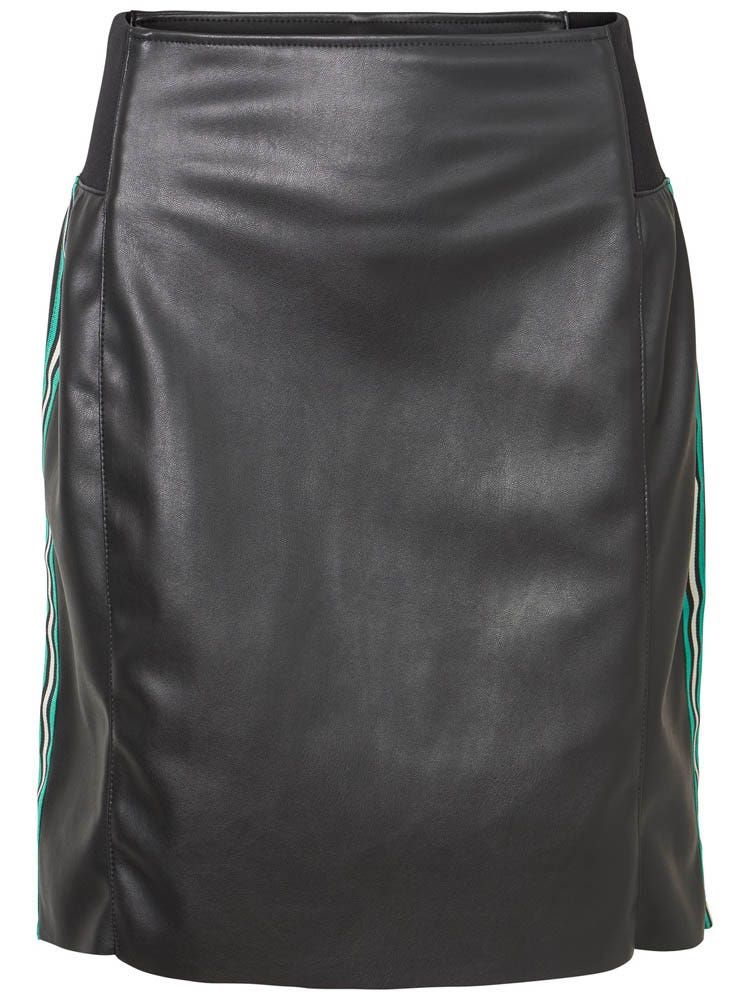 Vero Moda BAND BUTTER HW AK FAUX LEATHER SHIRT